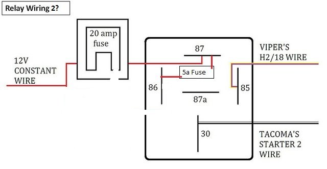 correct wiring for relay in 2005 tacoma - Last Post -- posted image.