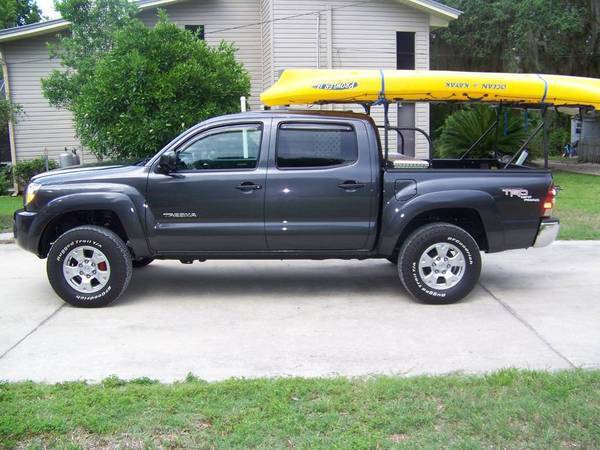 Side view of my kayak rack.