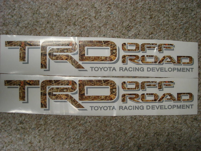camo toyota decals #3