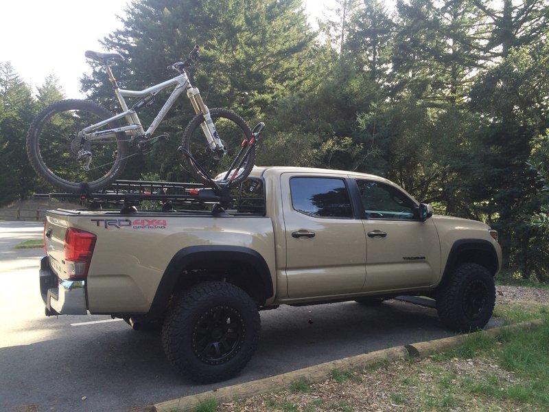 Bike rack with tonneau cover? | Tacoma World