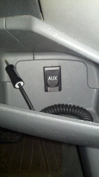 diy aux input toyota #3
