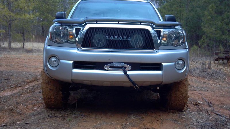toyota tacoma front winch mount #1