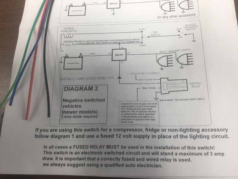 Wiring Diagram For Tailgate "Quad" Light Bar from www.tacomaworld.com