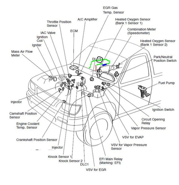 [DIAGRAM] Toyota V6 Engine Diagram