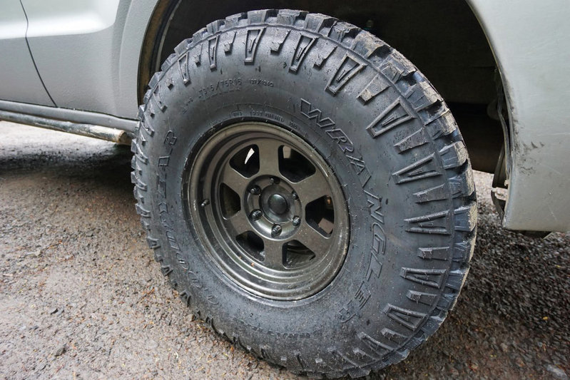 GoodYear Wrangler Duratrac 35" Tires - 315/75R16 on Konig Alloy Wheels 35 Inch Tires For 16.5 Inch Rims
