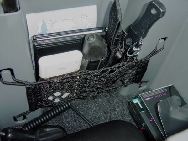 toyota tacoma console cargo net #3