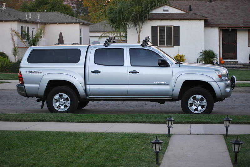 silver toyota tacoma camper shell #7