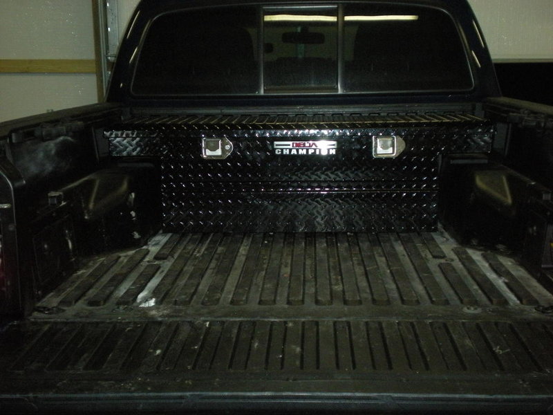 Weatherguard tool box for toyota tacoma