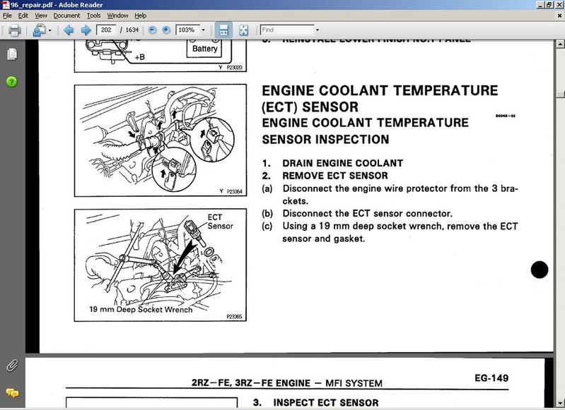 toyota tacoma engine coolant temperature sensor #4