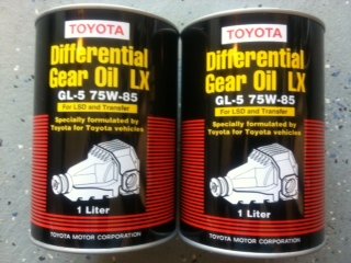 toyota synthetic differential fluid #6