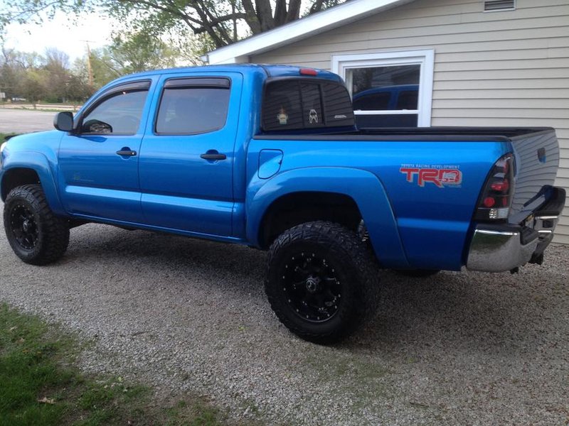 blue toyota tacoma crew cab #4