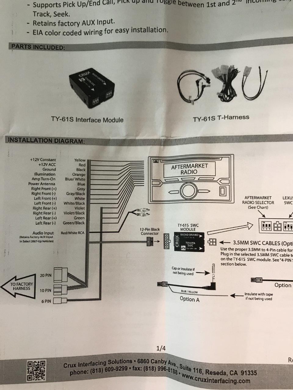 Pioneer Avh-2330Nex Wiring Diagram from www.tacomaworld.com