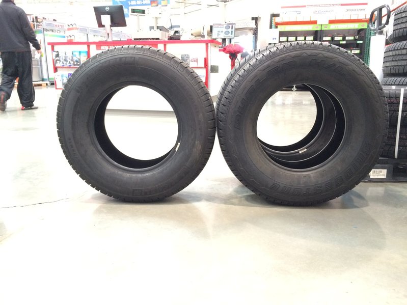 265-75-16 vs. 245-75-16 vs. 265-70-16 photos (Michelin MS2/X-radial 265 70 R16 Vs 245 75 R16