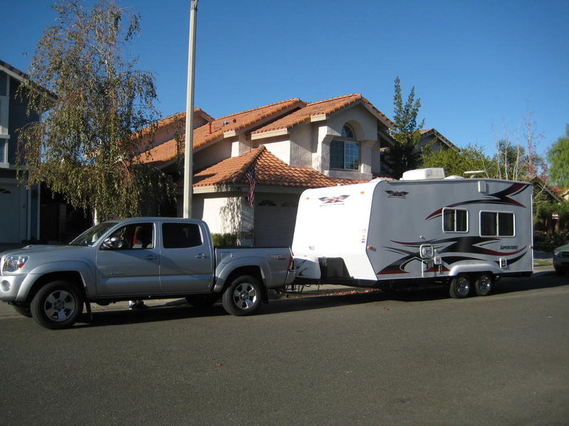 Nissan titan towing toy hauler #6