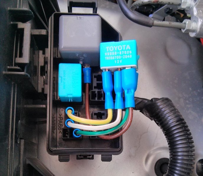 ND4's Fog Light Anytime Mod... NO splicing, No Bending ... 2007 tundra fog light wires diagram 