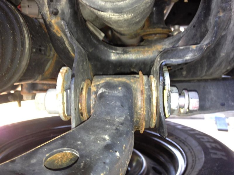 Help getting lower control arm to drop enough for shock removal