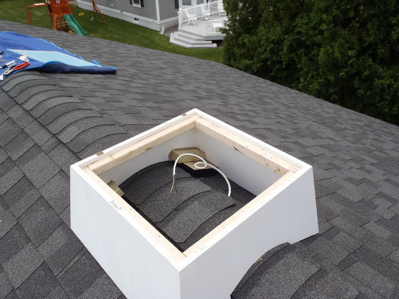 cupola roof install lighted copper build ifr aug