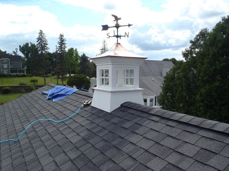 cupola roof copper lighted install build vehicle