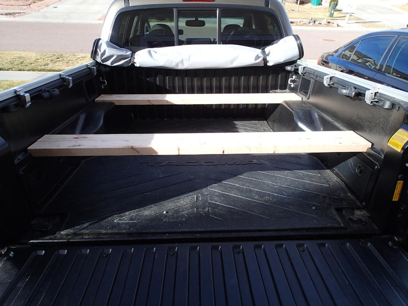 toyota tacoma bed sleeping platform #4