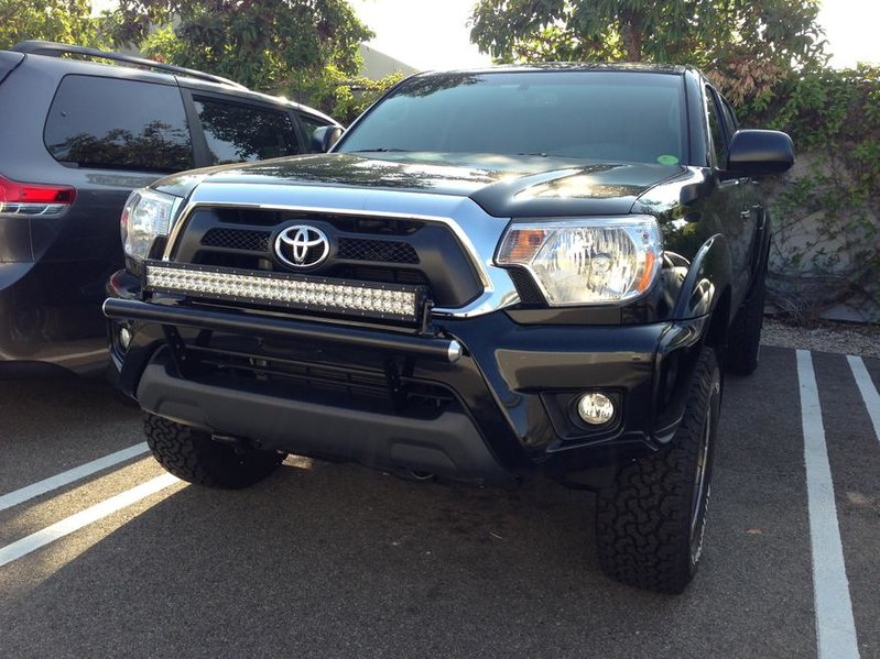 defiant light bar toyota tacoma #1