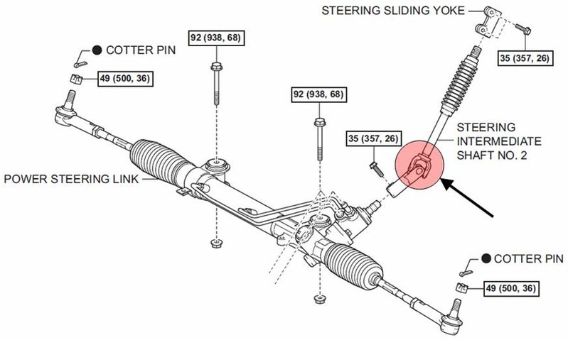 2005 toyota tacoma power steering problem #3
