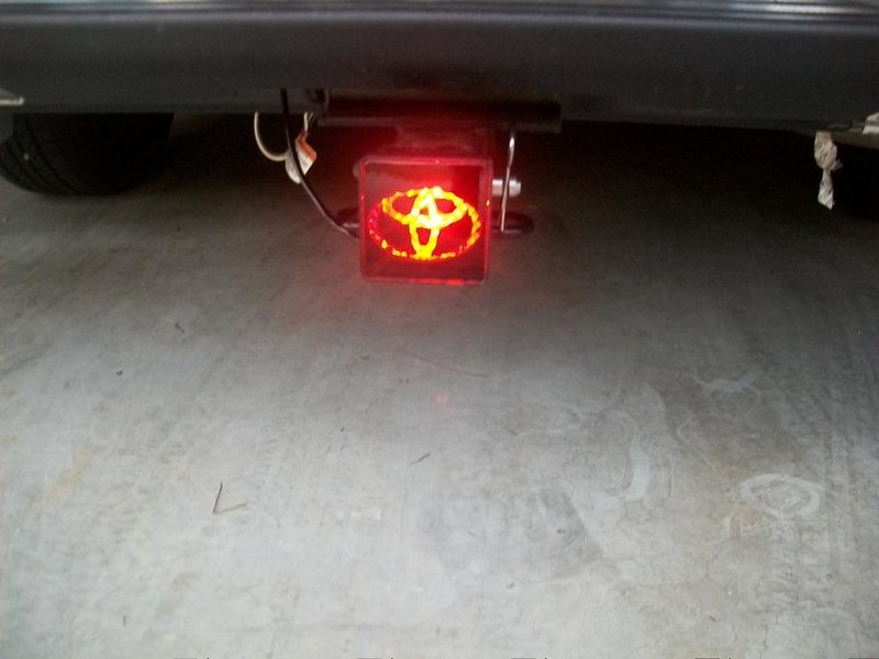toyota 4runner trailer hitch cover #1