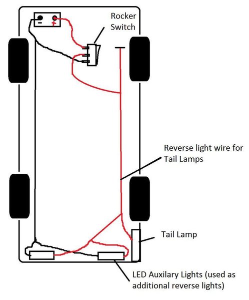 Wiring Problem - Aux reverse lights w/ switch override | Tacoma World