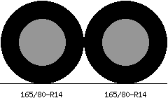 165/80r14 vs 165/80r14 Tire Comparison Side By Side