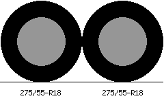 275/55r18 vs 275/55r18 Tire Comparison Side By Side