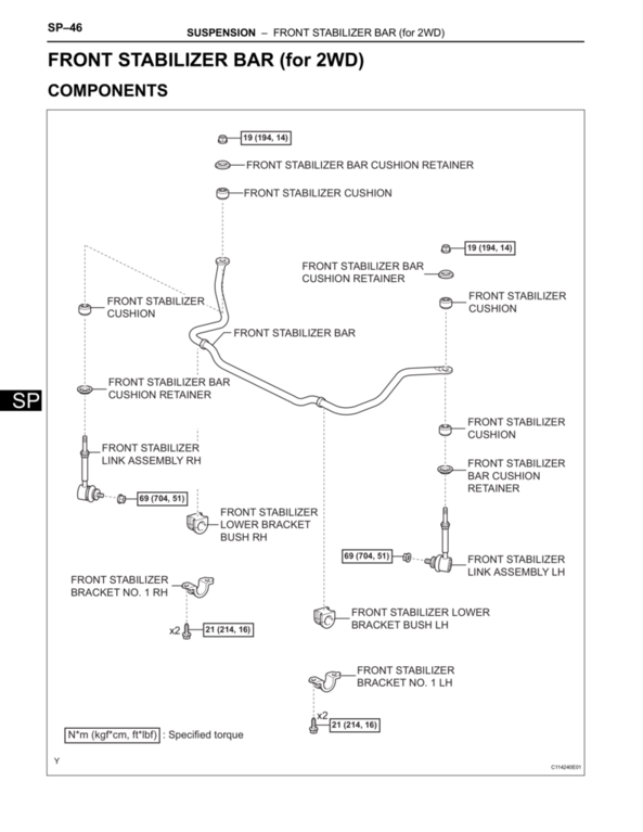 2006 toyota tundra torque specs