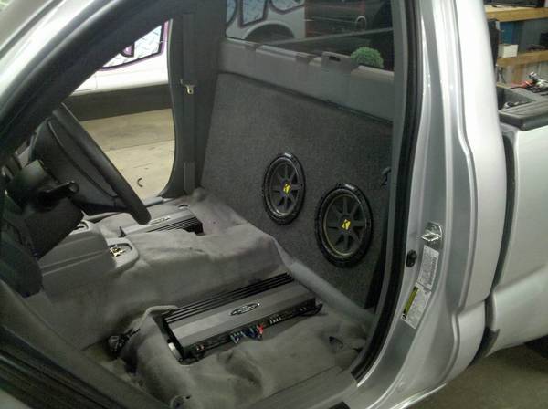 12 inch subwoofer box for single cab truck