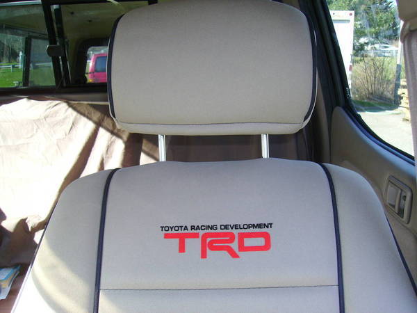 Trd Logo On Seatcovers Tacoma World - Trd Logo Wet Okole Seat Covers