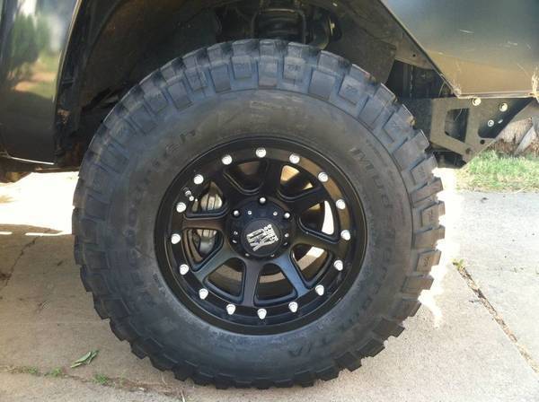 BFG KM2 285/75/17 34's like new | Tacoma World