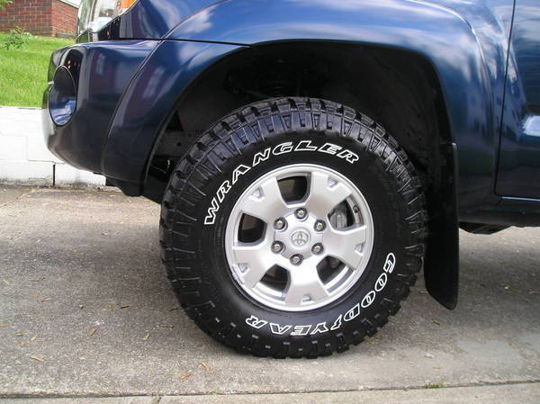 Goodyear tires.. white lettering side: sidewall completely white? | Toyota  Tacoma Forum