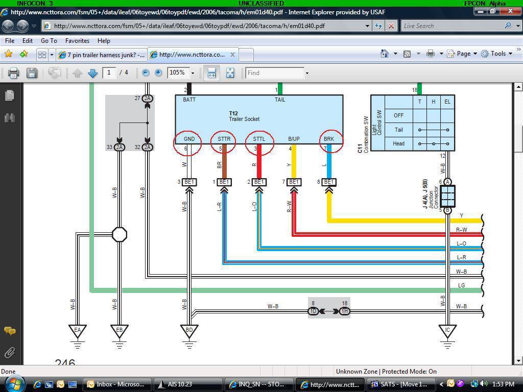 2004 Toyota Tundra Trailer Wiring Harness from www.tacomaworld.com