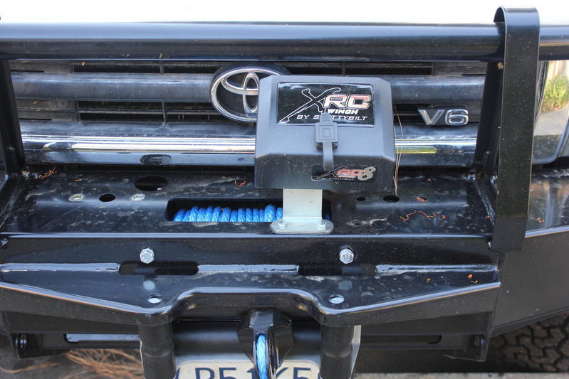 ARB Bumper with Smittybilt XRC8 winch on a 92 toyota pickup (IMG_34033