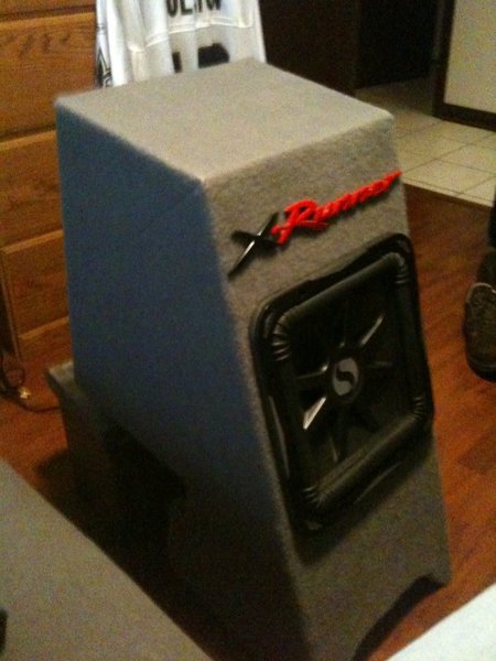 kicker l7 8 inch sub box