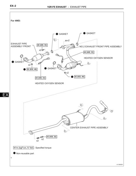 FSM_Torque_Specs_-_Exhaust_System_Diagram_Page_2_