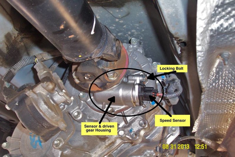 Speed Sensor Housing Location (Speed_Sensor_Location.jpg) World