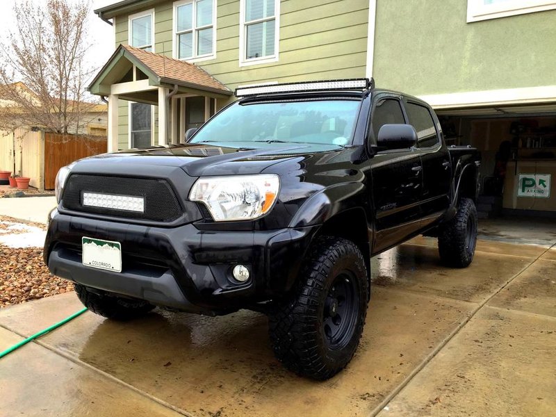 Tacoma Trd Roof And Grill Mounted Led Light Bar 2015 01