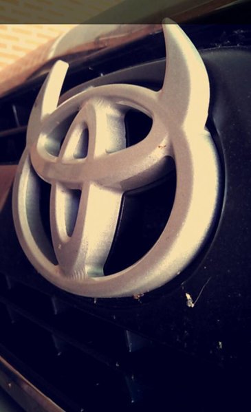 Tire Ratings Guide >> Toyota devil horns emblem mounted on factory 4runner grill ... Tire Ratings Guide >> Toyota devil horns emblem mounted on factory 4runner grill ...